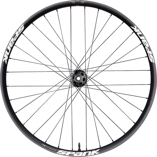 Spank OOZY 345 Rear Boost Hybrid MTB Wheel - 32H - Black, Black