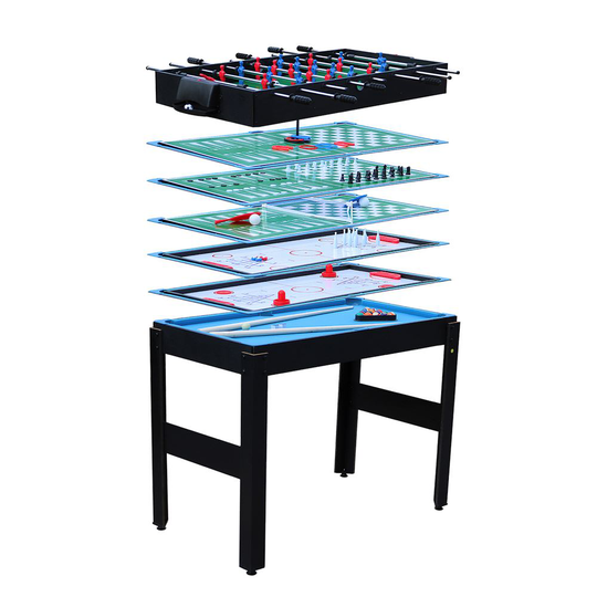 Nordic Games Multi-Pelipöytä 12-in-1 90 x 50 x 124 cm NORDIC Games, Monipelipöydät