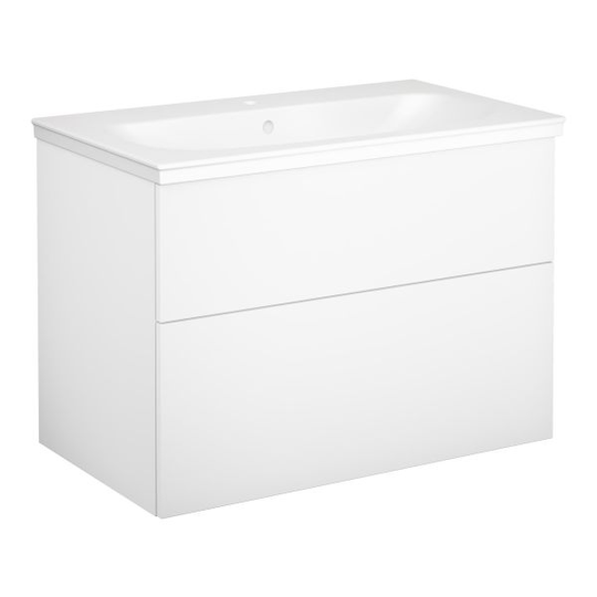 Gustavsberg Artic Pesukaappipakkaus sileä, valkoinen, 80 cm