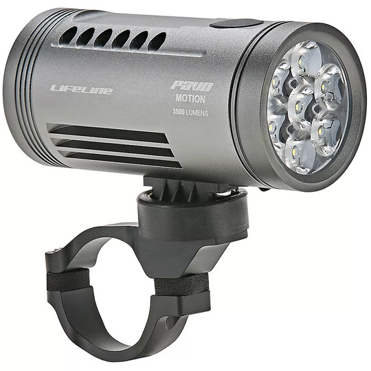 LifeLine Pavo 3500 Lumen Motion Front Light - Black, Black