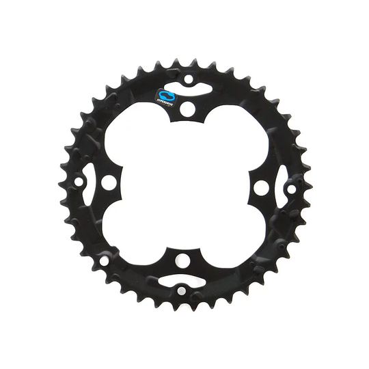 Shimano Alivio FCM410 Triple Chainring - 4-Bolt - Black, Black