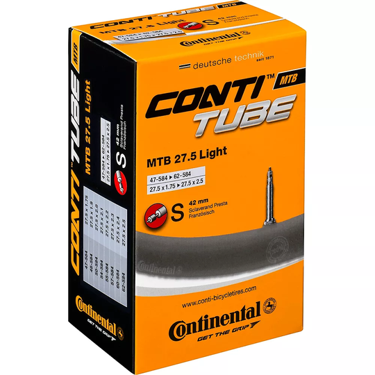 Continental MTB 27.5 Light Inner Tube - 42mm Valve