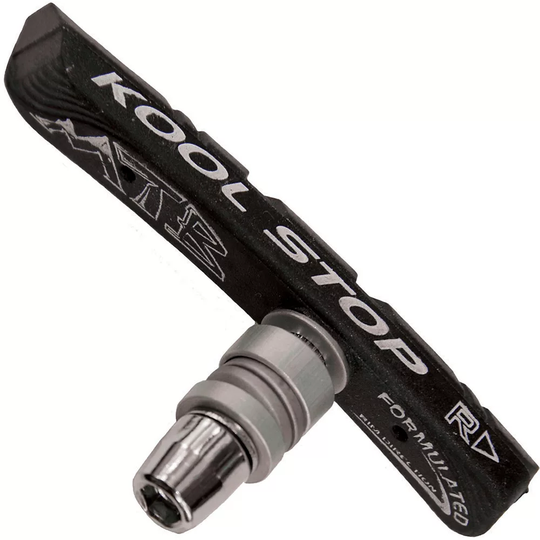 Kool Stop MTB Contoured Pair Of Brake Blocks - Dry Weather} - Black, Black