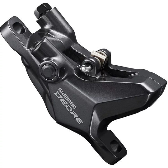 Shimano M6100 Deore MTB Disc Brake Caliper - Front or Rear} - Black, Black