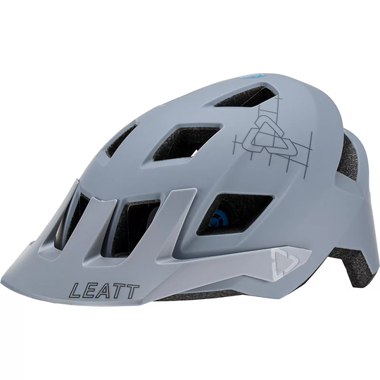 Leatt MTB All Mountain 1.0 Helmet 2023 - S} - Titanium, Titanium