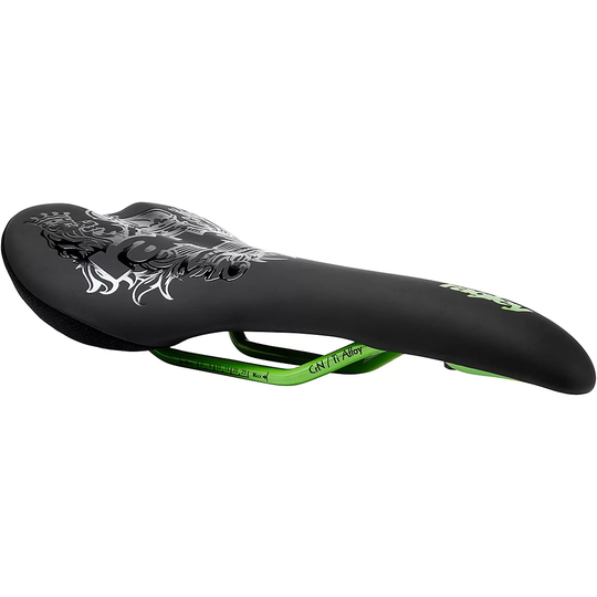 Ragley Tracker Saddle - 142mm Wide - Green, Green
