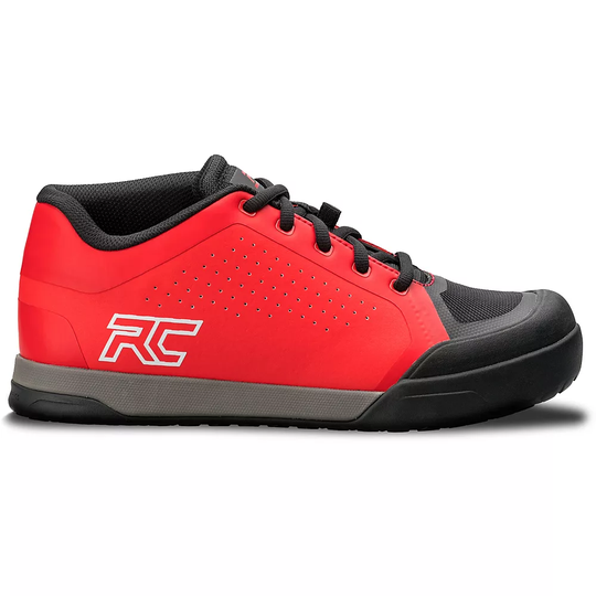 Ride Concepts Powerline Flat Pedal MTB Shoes 2020 - UK 7} - Red-Black, Red-Black
