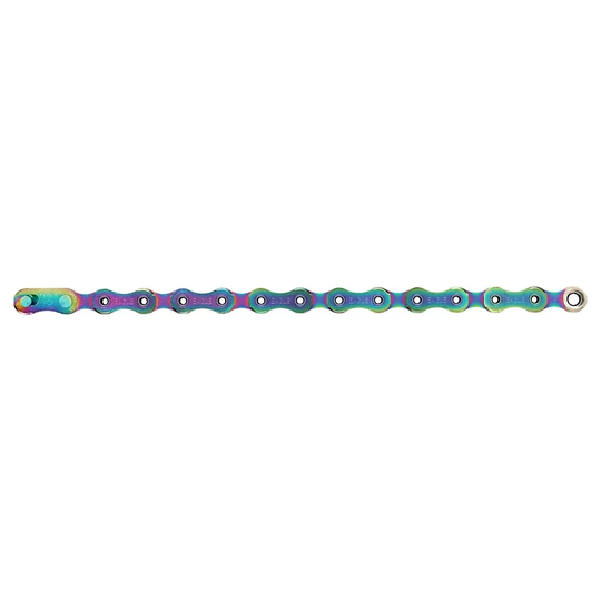 SRAM XX1 Eagle PowerLock 12 Speed Bike Chain - 126 Links} - Rainbow, Rainbow