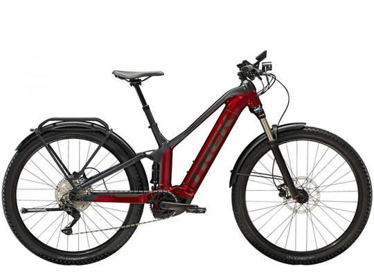 Trek Powerfly FS 4 Equipped 2022 - Crimson / Lithium Grey L