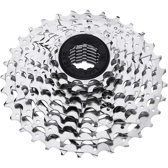 microSHIFT R8 H082 8 Speed Road Cassette - Silver - 11-28t}, Silver