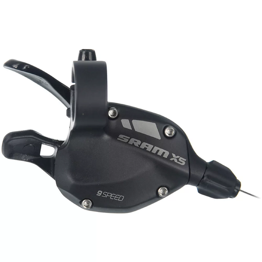 SRAM X5 9 Speed Gear Shifter - Black - Right Hand Rear}, Black