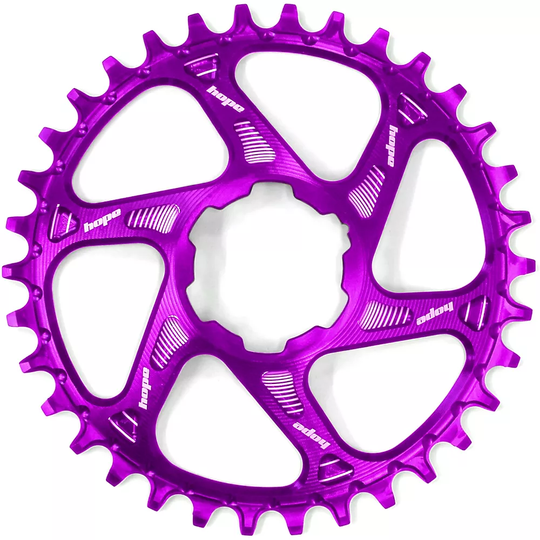 Hope Spiderless Boost Retainer Ring - Direct Mount - Purple, Purple