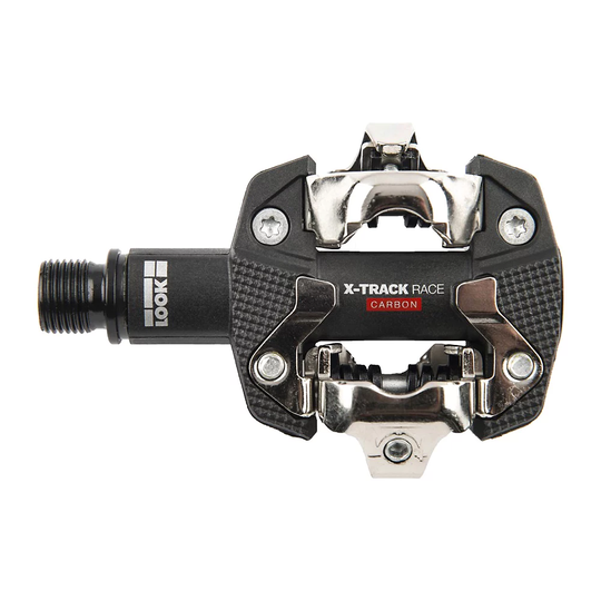 Look X-Track Race Carbon Clipless MTB Pedals - Black, Black