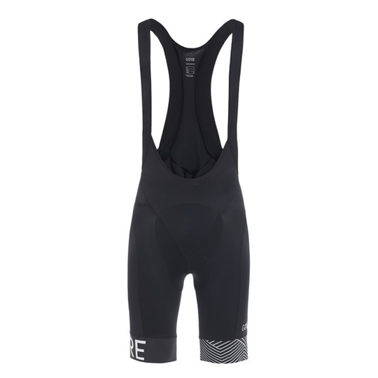 Gore Wear Gore C5 Opti Bib Shorts+ - Black/white - Miehet - S