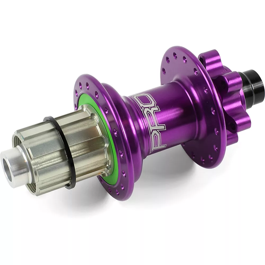 Hope Pro 4 Boost MTB Rear Hub - 28h - 148mm x 12mm Axle - Purple, Purple