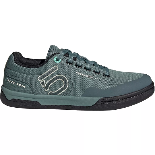 Five Ten Womens Freerider Pro Primeblue MTB Shoes 2021 - UK 9.5} - Mint-Emerald-Sand, Mint-Emerald-Sand