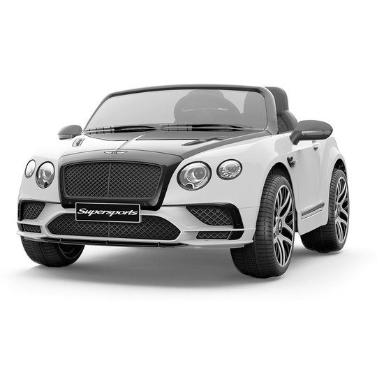 Nordic Play Speed Sähköauto Bentley 2 hengen, 2x6V, valkoinen, EVA-renkaat