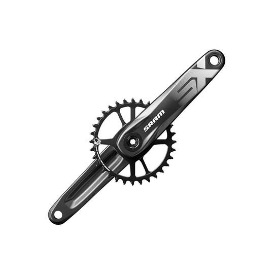 SRAM SX Eagle PS 12sp MTB Chainset - Boost - Black - PowerSpline BB}, Black