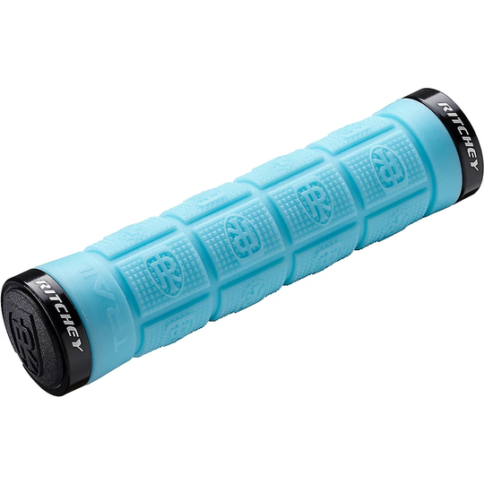 Ritchey WCS Trail Locking Mountain Bike Grips - 135mm} - Sky Blue, Sky Blue