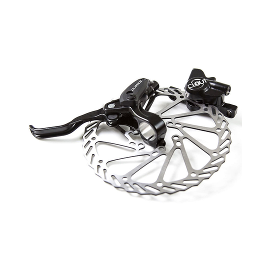Clarks Clout Hydraulic Disc Brake (Rotor) - Left Hand - Front - Black, Black