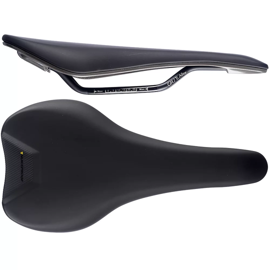 Nukeproof Vector Downhill Pro Ti-Alloy MTB Saddle - 135mm Wide - Black - Grey, Black - Grey