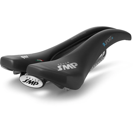Selle SMP E-Bike Gel Sport Saddle - Medium} - Black, Black