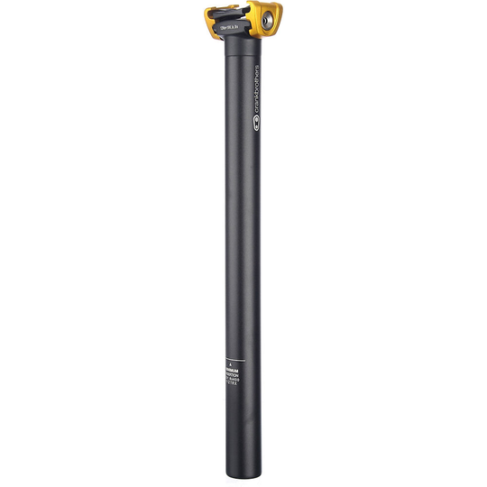 crankbrothers Cobalt 1 Straight Seatpost 2017 - Black-Gold - 31.6mm, Black-Gold