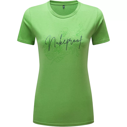 Nukeproof Womens Botanical T-Shirt - L} - Leaf Green, Leaf Green