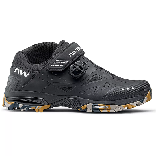 Northwave Enduro MID 2 MTB Shoes 2022 - EU 39} - Black-Camo, Black-Camo