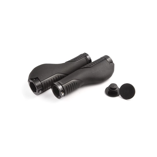 Clarks CE-212 Ergonomic Lock On Grips - 120mm} - Black, Black