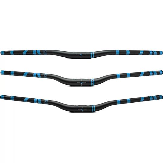 Nukeproof Horizon V2 Alloy Riser Bar (31.8mm) - Black - Blue, Black - Blue