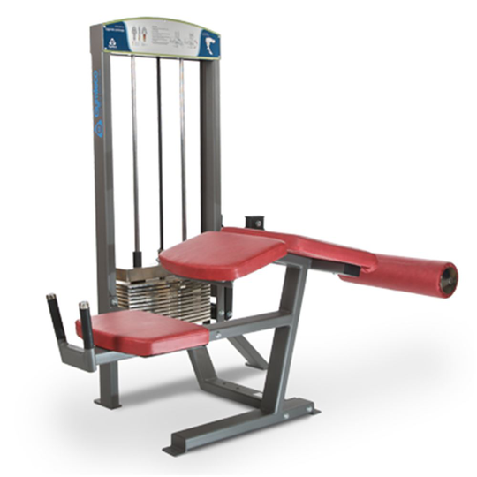 Gymleco Voimailulaite Thigh Curl Makaava Säädettävä, Kuntosalilaitteet - Jalat