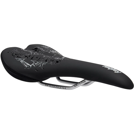 Ragley Tracker Saddle - 142mm Wide - Silver, Silver