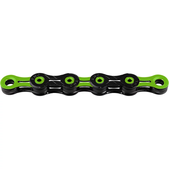 KMC DLC11 11 Speed Chain - Black-Green, Black-Green