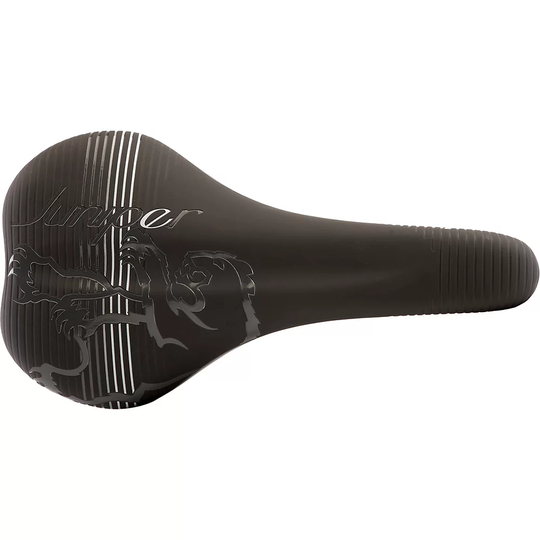 Chromag Juniper Women's MTB Saddle - 141mm Wide - Black - Grey, Black - Grey