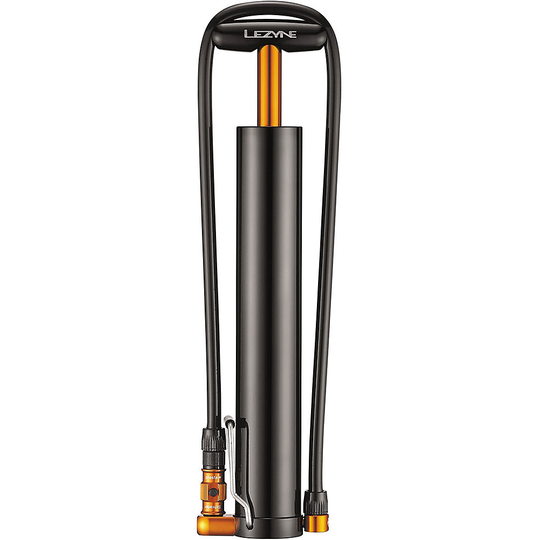 Lezyne Micro Floor Drive MTB Track Pump (XL) - Black, Black
