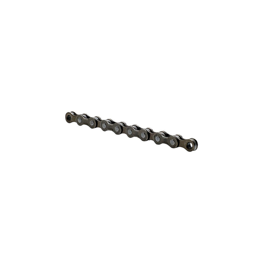 Box Three Prime 9 Speed Polished Bike Chain - 126 Links} - Black, Black