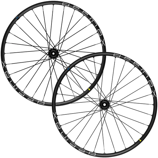 Mavic Deemax 21 Boost Mountain Bike Wheelset - Black - Shimano Microspline}, Black