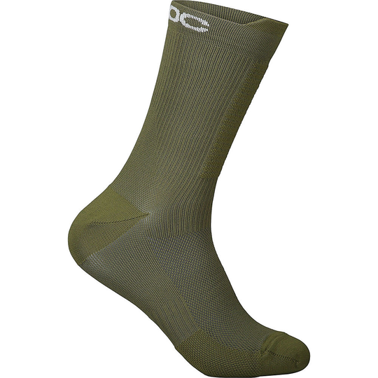 POC Lithe MTB Sock Mid 2022 - M} - Epidote Green, Epidote Green