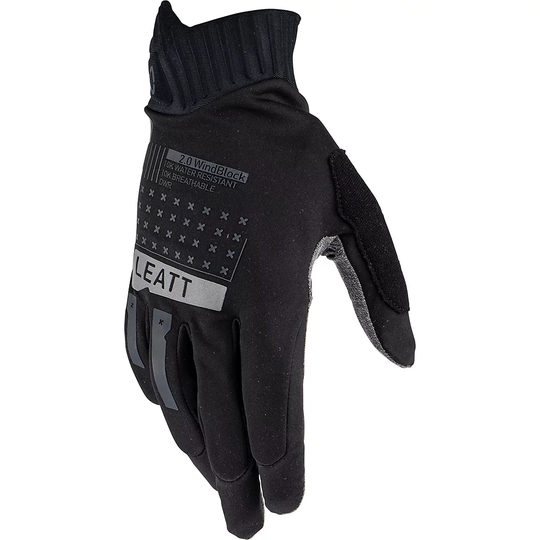Leatt MTB 2.0 WindBlock Gloves 2023 - M} - Black, Black