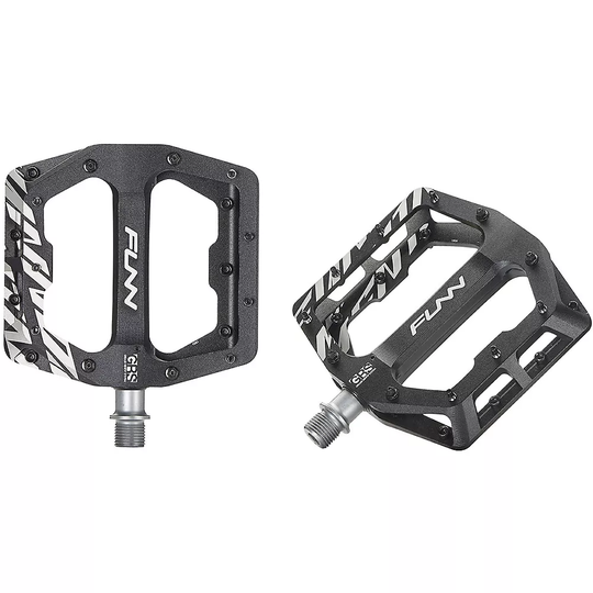 Funn Funndamental Mountain Bike Pedals - Black, Black