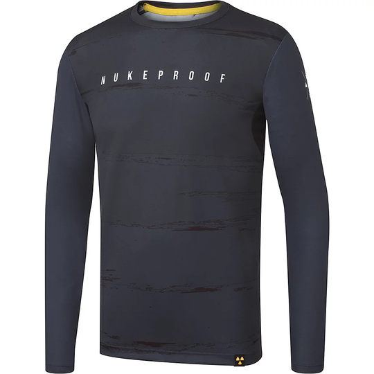 Nukeproof Blackline Youth Long Sleeve Jersey - 8-10 Years} - Dark Denim, Dark Denim