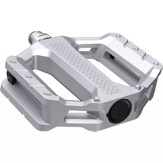 Shimano EF202 Flat Mountain Bike Pedals - Silver, Silver