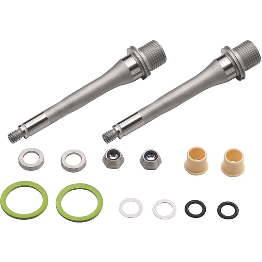 Spank SPIKE-OOZY Flat Pedal Replacement Axle - Black, Black