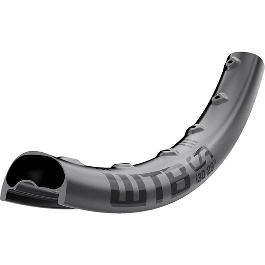WTB CZR i30 TCS 2.0 Carbon MTB Rim - 28H - Black, Black