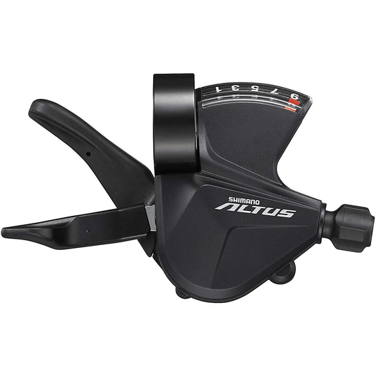 Shimano Altus M2010 9 Speed Shifter - Black - Right Hand}, Black