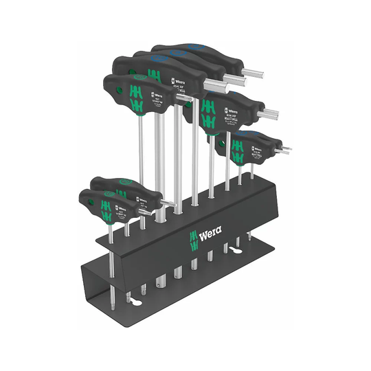 Wera Tools Bicycle Set 6 T-Handle Toolset - 10 Piece} - Silver, Silver