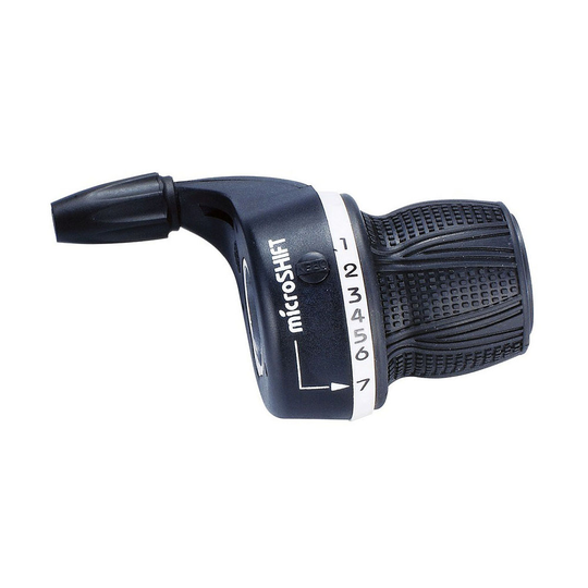 microSHIFT MS29-8R Twist Type 8 Speed Gear Shifter - Black - Right}, Black