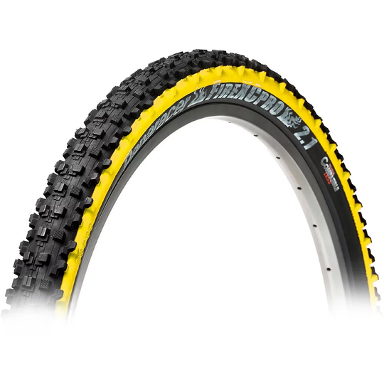 Panaracer Fire XC Pro Comp TLC MTB Tyre - Folding - Black-Yellow, Black-Yellow