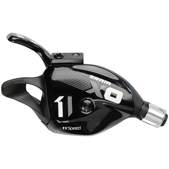 SRAM X01 11 Speed MTB Trigger Gear Shifter - Black - Right Hand Rear - With Clamp}, Black